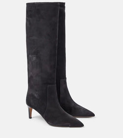 Paris Texas Suede knee-high boots | LYBSTORE