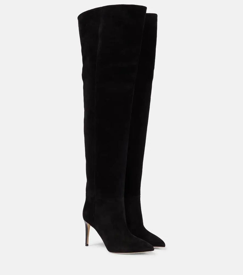 Paris Texas Suede over-the-knee boots