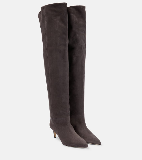 Paris Texas Suede over-the-knee boots