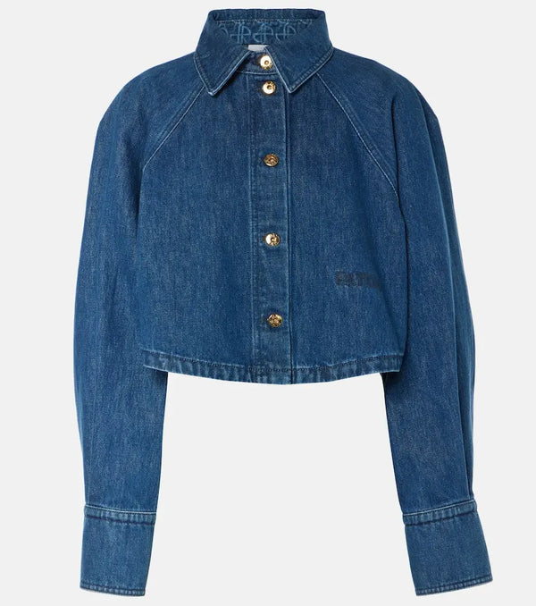 Patou Cropped denim shirt | LYBSTORE