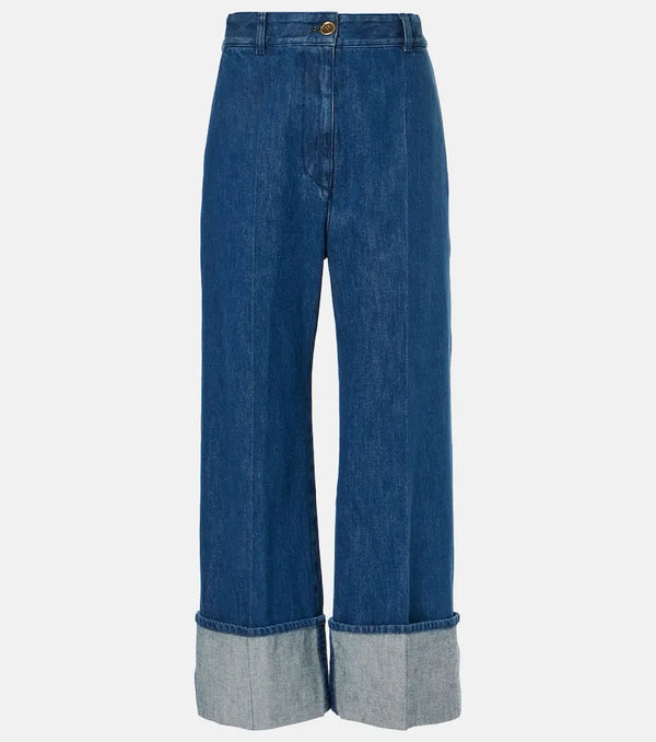 Patou Cropped wide-leg jeans | LYBSTORE