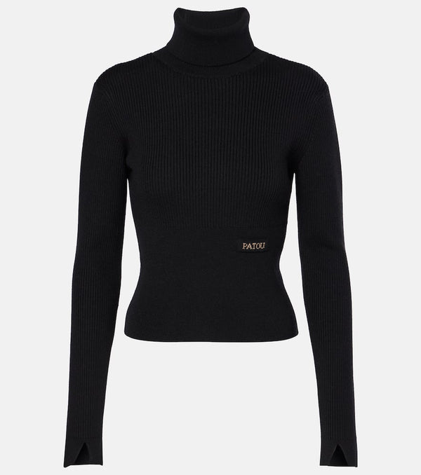 Patou Logo turtleneck sweater