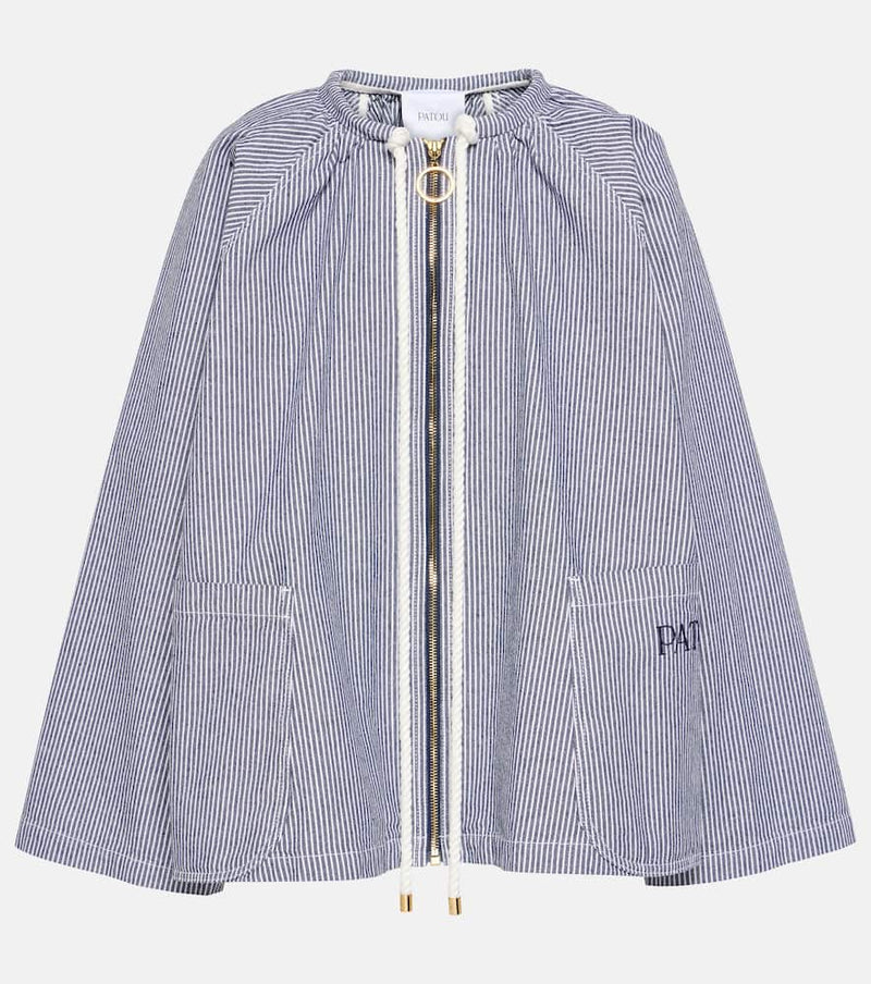 Patou Striped cotton jacket | LYBSTORE