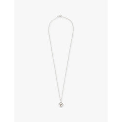 Pattaraphan Chata rhodium-plated sterling silver and diamond necklace | LYBSTORE