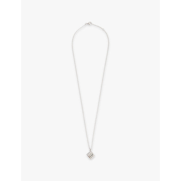 Pattaraphan Chata rhodium-plated sterling silver and diamond necklace | LYBSTORE