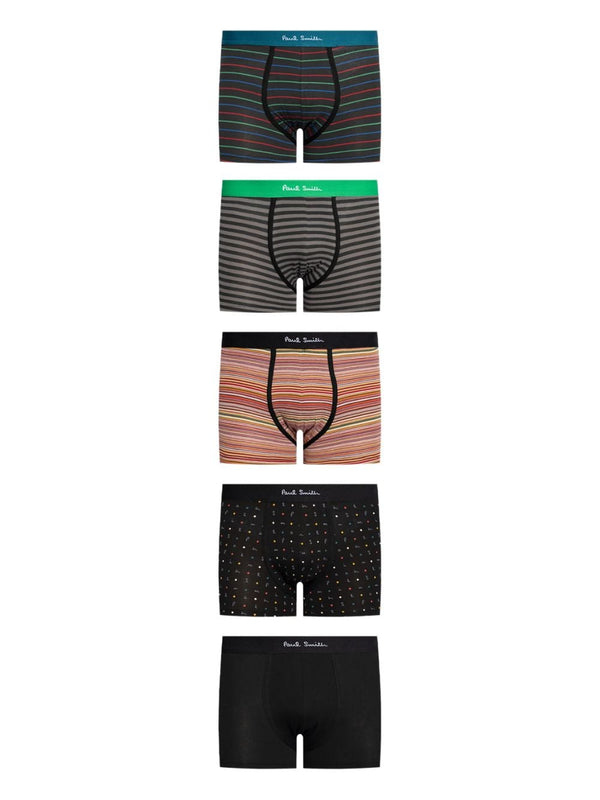 Paul Smith 5 Pack Logo Boxer Briefs