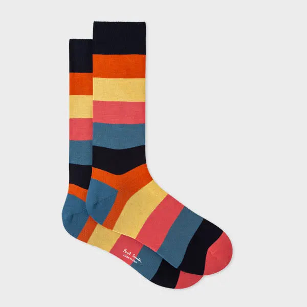 Paul Smith 'Artist Stripe' Block Socks Multicolour | LYBSTORE