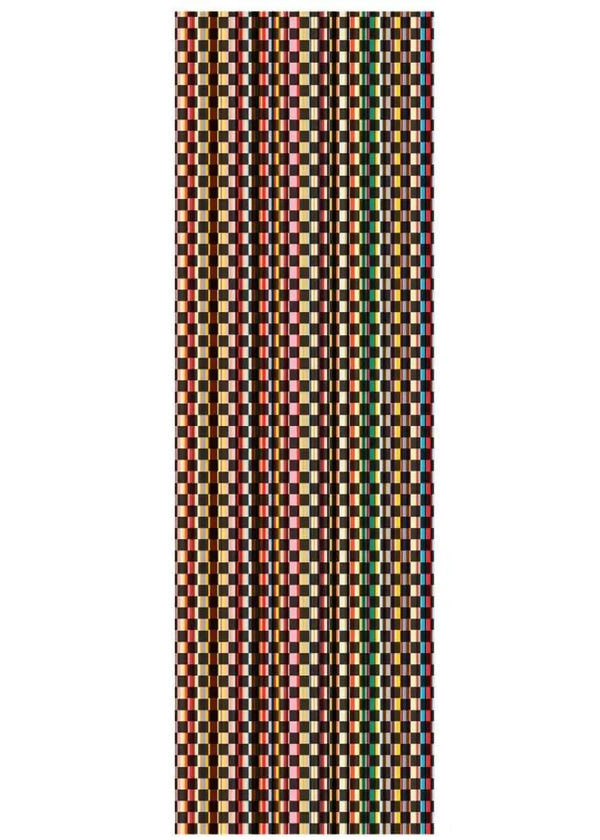 Paul Smith Basket Weave Signature Stripe Cashmere Scarf Multicolour