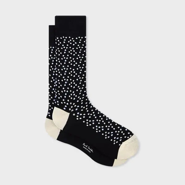 Paul Smith Black Polka Dot Socks