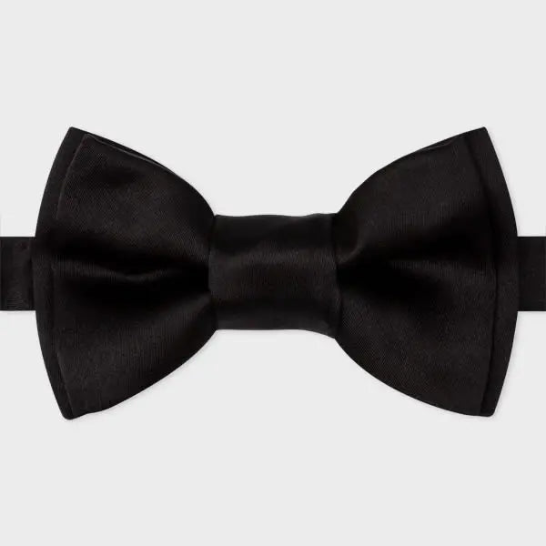 Paul Smith Black Pre-Tied Silk Bow Tie | LYBSTORE