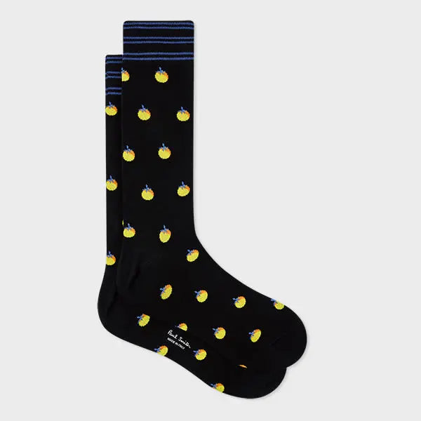 Paul Smith Black 'Tomato' Socks | LYBSTORE