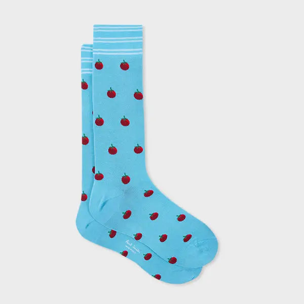 Paul Smith Blue 'Tomato' Socks | LYBSTORE