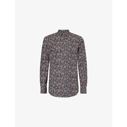 Paul Smith Floral-print long-sleeve cotton shirt