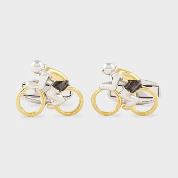 Paul Smith Mixed Metal 'Cycle' Cufflinks Metallics | LYBSTORE