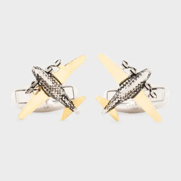 Paul Smith Multi-Metal 'Plane' Cufflinks Metallics | LYBSTORE