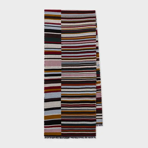 Paul Smith Multicolour Offset 'Signature Stripe' Scarf | LYBSTORE