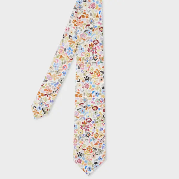 Paul Smith Multicolour 'Pencil Floral' Cotton Tie | LYBSTORE