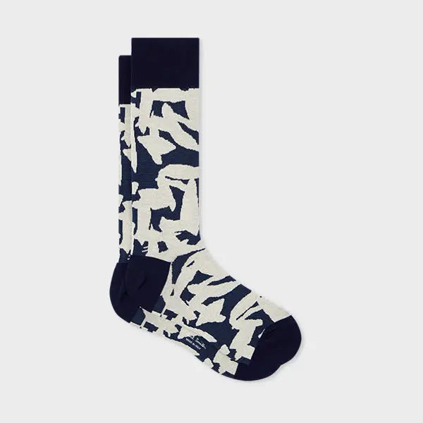 Paul Smith Navy 'Marks' Socks Blue | LYBSTORE