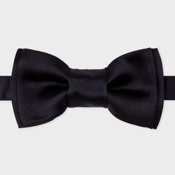 Paul Smith Navy Pre-Tied Silk Bow Tie Blue