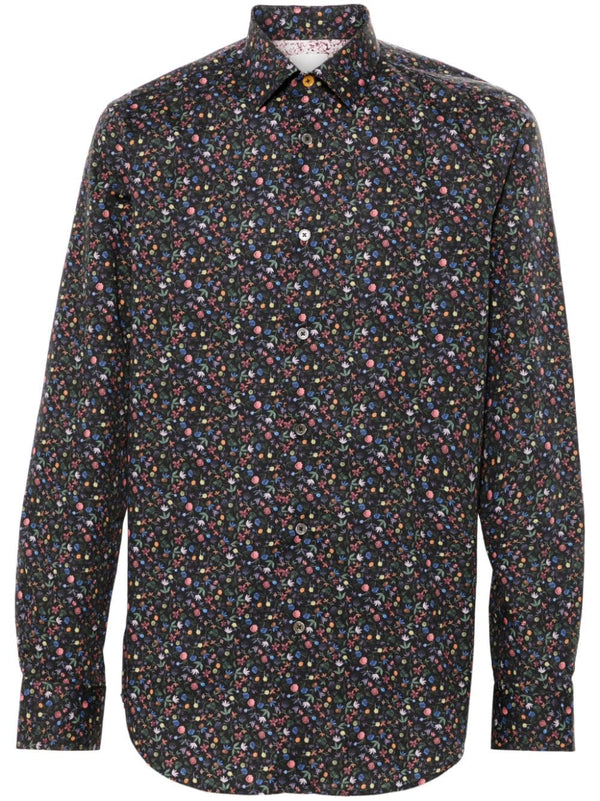 Paul Smith Printed Cotton Shirt