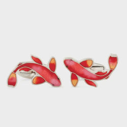 Paul Smith Red Koi Carp Cufflinks