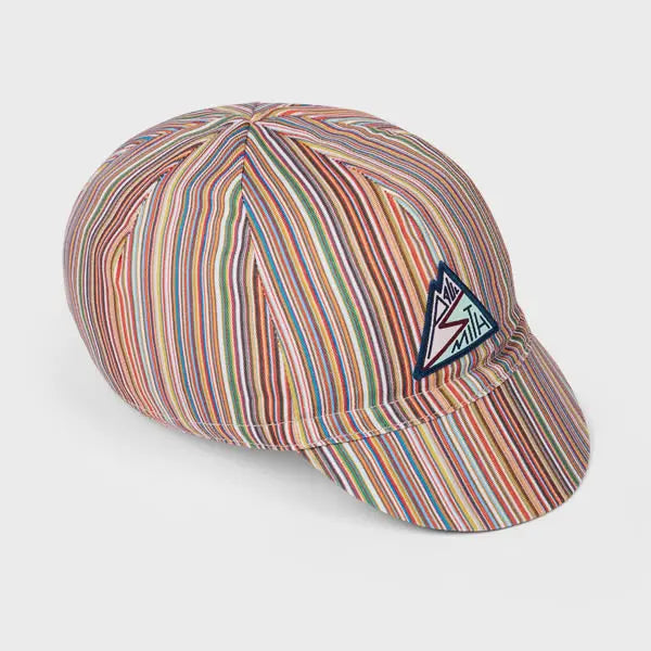 Paul Smith 'Signature Stripe' Cycling Cap Multicolour | LYBSTORE