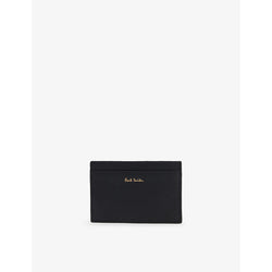 Paul Smith Signature stripe grained leather card holder