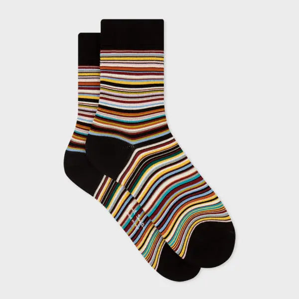 Paul Smith Women's 'Signature Stripe' Socks Multicolour | LYBSTORE