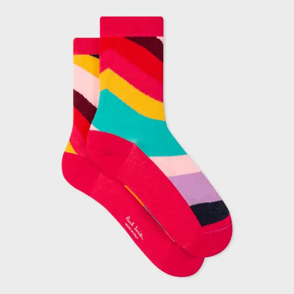 Paul Smith Women's 'Swirl' Odd Socks Multicolour | LYBSTORE