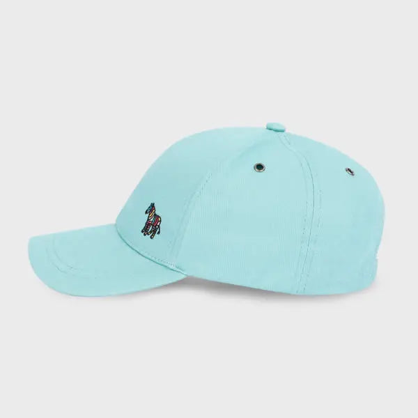 Paul Smith Women's Pale Teal Zebra Logo Baseball Cap Blue | LYBSTORE