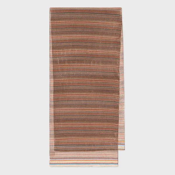 Paul Smith Women's 'Signature Stripe Silk-Blend Scarf Multicolour | LYBSTORE