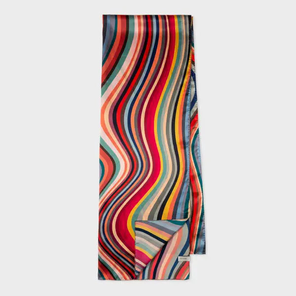 Paul Smith Women's 'Swirl' Silk Scarf Multicolour | LYBSTORE