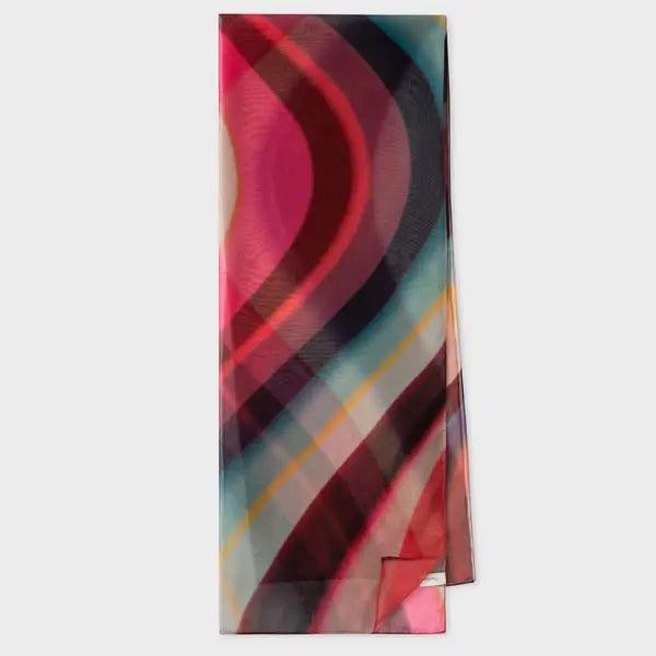 Paul Smith 'Spray Swirl' Silk Scarf Multicolour | LYBSTORE