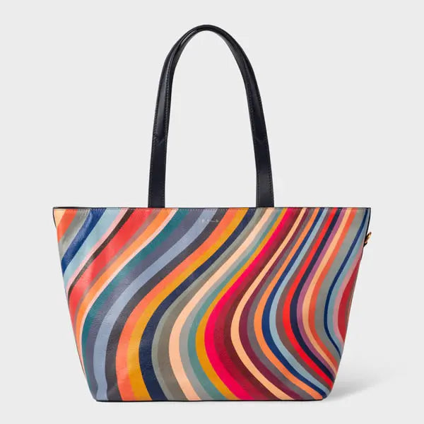 Paul Smith 'Swirl' Leather Tote Bag Multicolour | LYBSTORE