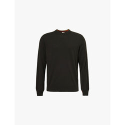 Mens Paul Smith crewneck long-sleeve cashmere-knit jumper