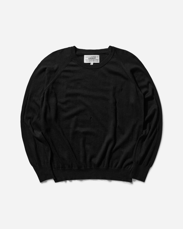 Peel & Lift Damaged Jumper Black