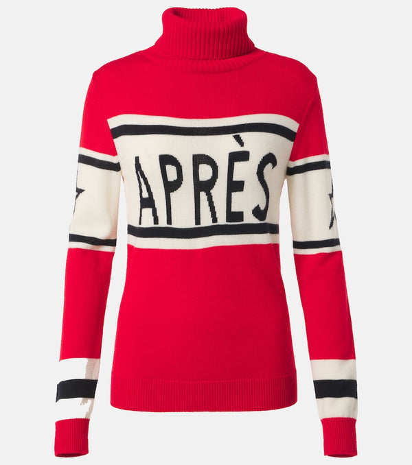 Perfect Moment Après intarsia wool turtleneck sweater