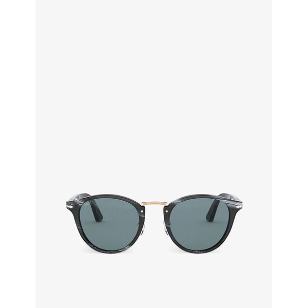 Persol PO3108S Typewriter Edition round-frame acetate sunglasses