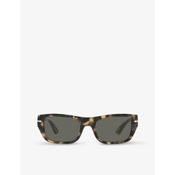 Persol PO3268S rectangular-frame acetate sunglasses