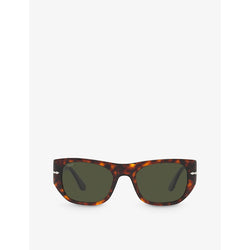 Persol PO3308S square-frame tortoiseshell acetate sunglasses