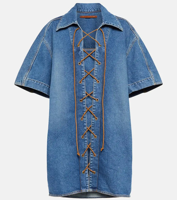 Petar Petrov Amos denim minidress | LYBSTORE