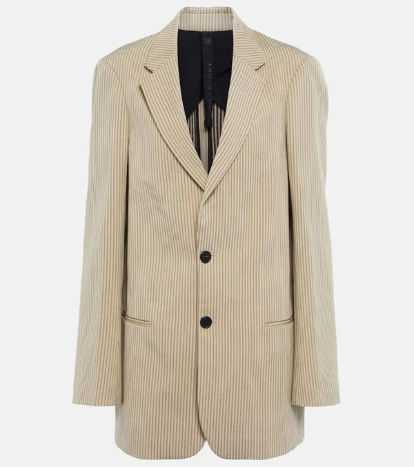 Petar Petrov Isaac striped cotton-blend blazer | LYBSTORE