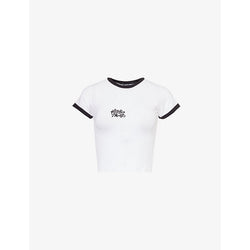 Places + Faces Logo Baby short-sleeves stretch-cotton T-shirt