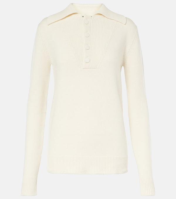 Plan C Wool and cashmere polo sweater