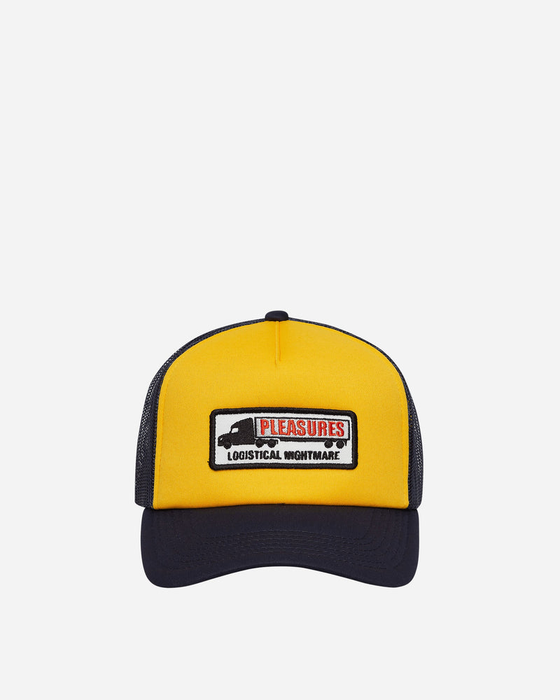 Pleasures Nightmare Trucker Cap Navy / Yellow