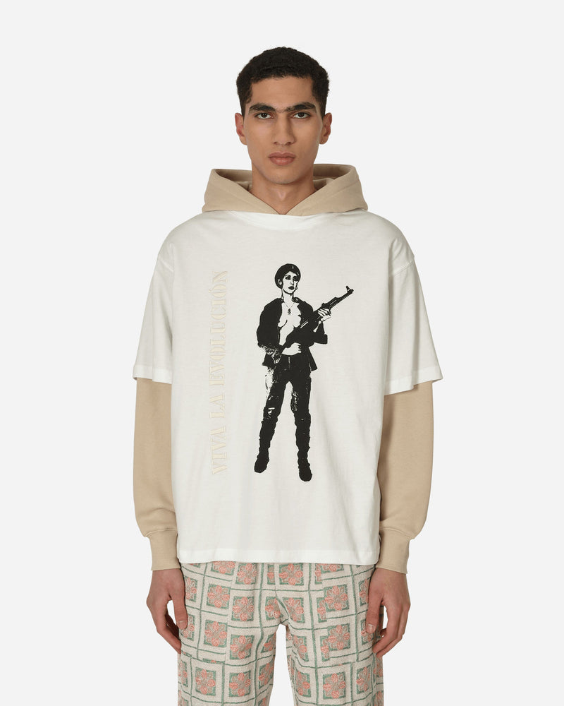 Pleasures Viva Hooded Sweatshirt Beige