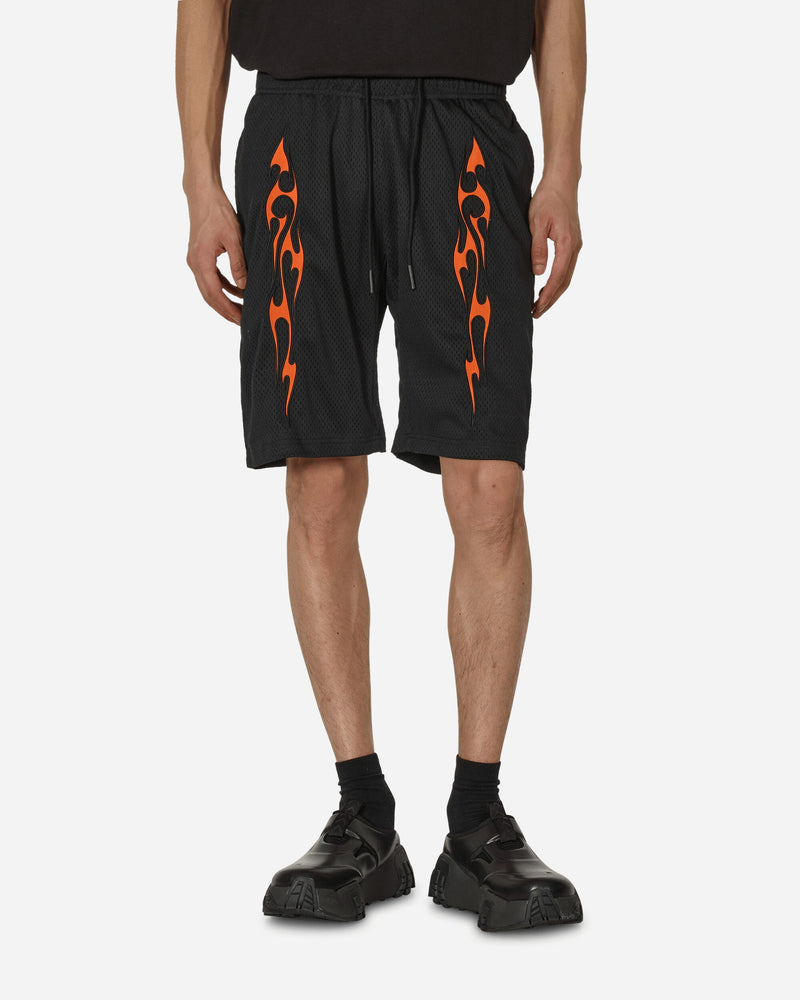 Pleasures Flame Mesh Shorts Black