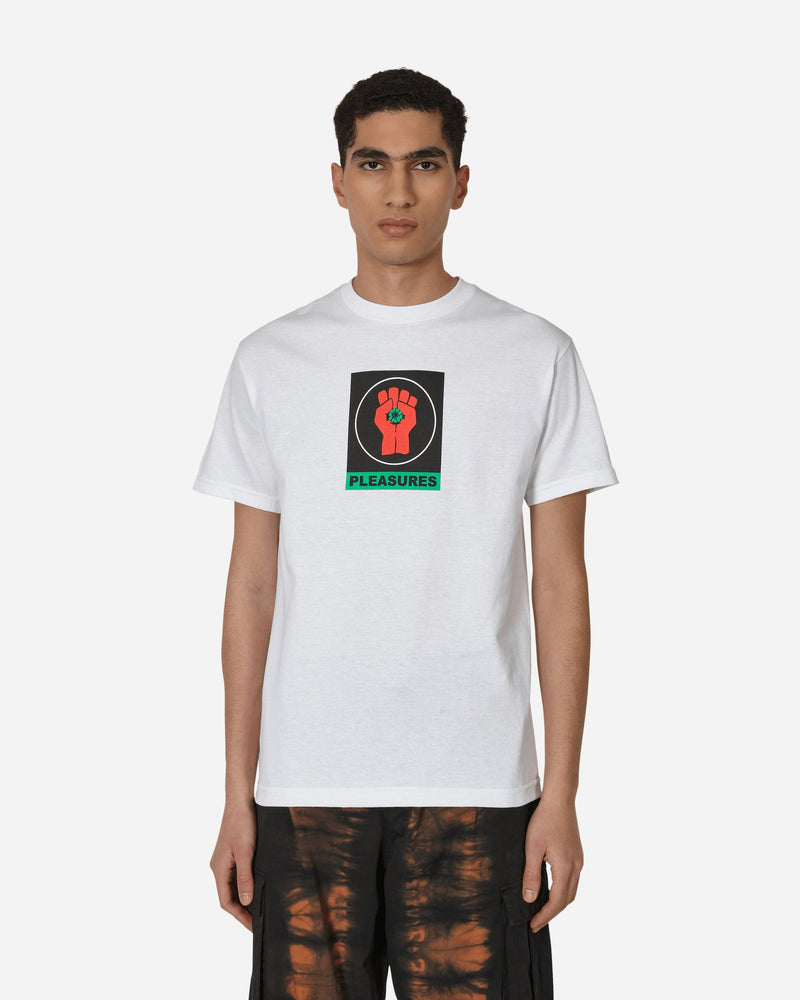 Pleasures Badge T-Shirt White