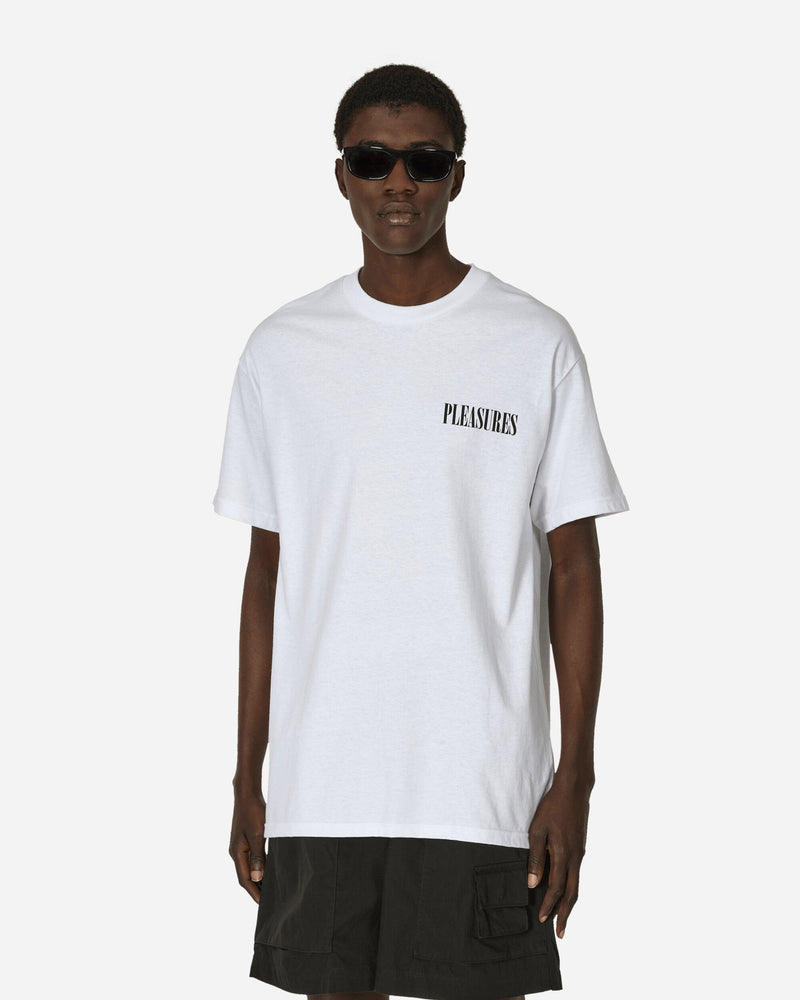 Pleasures Vertical T-Shirt White