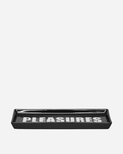 Pleasures Logo Ceramic Tray Black